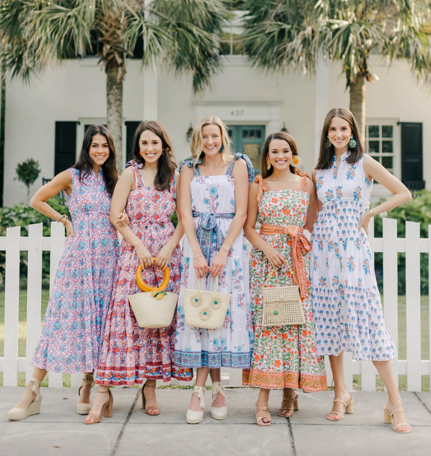 King Street Maxi Dress in Clementina | Victoria Dunn – Pink a Lilly ...